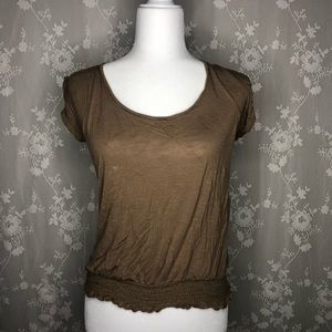 Tan blouse